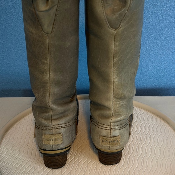 SOREL SLIMPACK Tall 10 Equestrian Riding Boot Shale Gray Waterproof RARE HTF - Picture 17 of 17